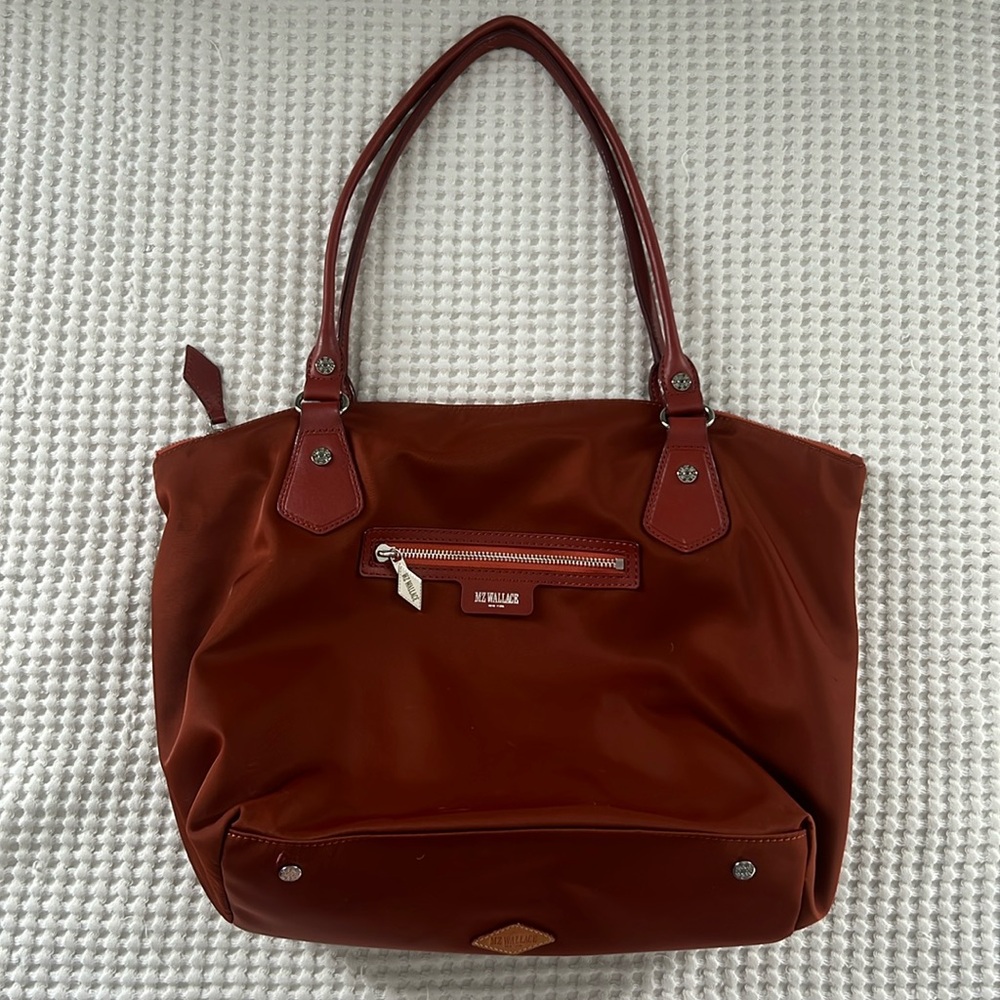 MZ Wallace Burnt Orange/Brown Tote Shoulder Bag